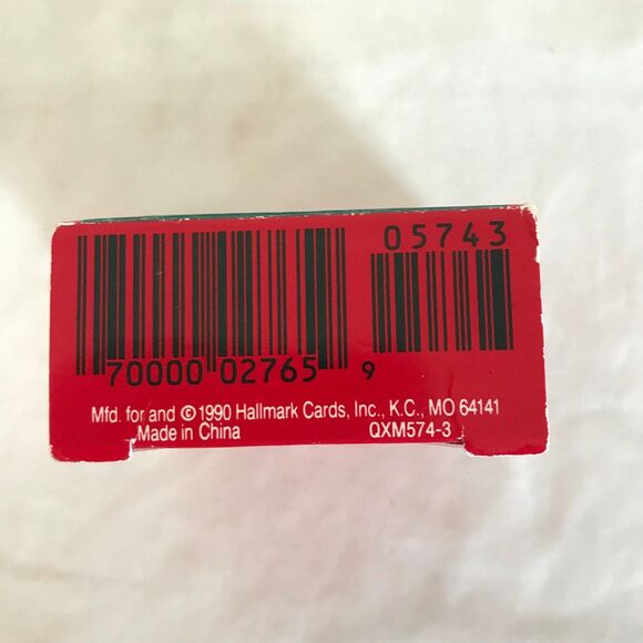 Hallmark Miniature Ornament Keepsake 1990 Rocking Horse 3rd in Series - Picture 7 of 7